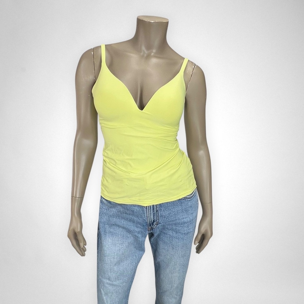 BODY BY VICTORIA Neon Yellow Cami Bra‎ 34D